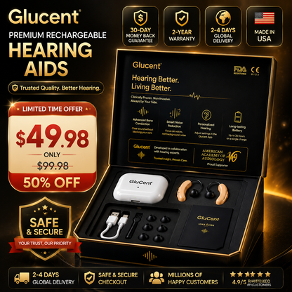 🔥 Today Only! GluGent™ ION PRO 2 OTC Hearing Aids — Up to 85% OFF + Hear Every Word Clearly Again 👂✨