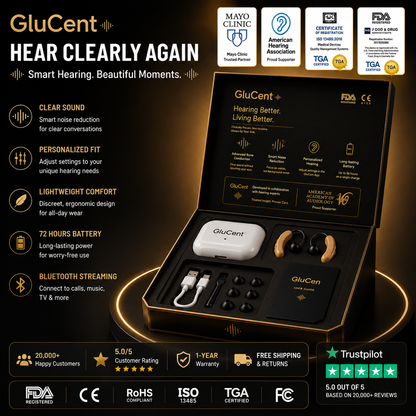 🔥 Today Only! GluGent™ ION PRO 2 OTC Hearing Aids — Up to 85% OFF + Hear Every Word Clearly Again 👂✨